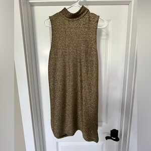 TOPSHOP Women Gold Top